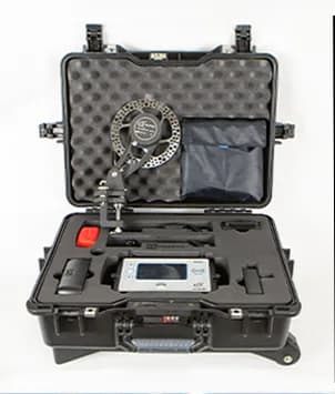 MMD Circumferential kit — measuring wheel, trigger sensor, silicon magnet, and MMD box